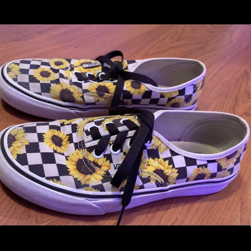 Custom made sunflower vans